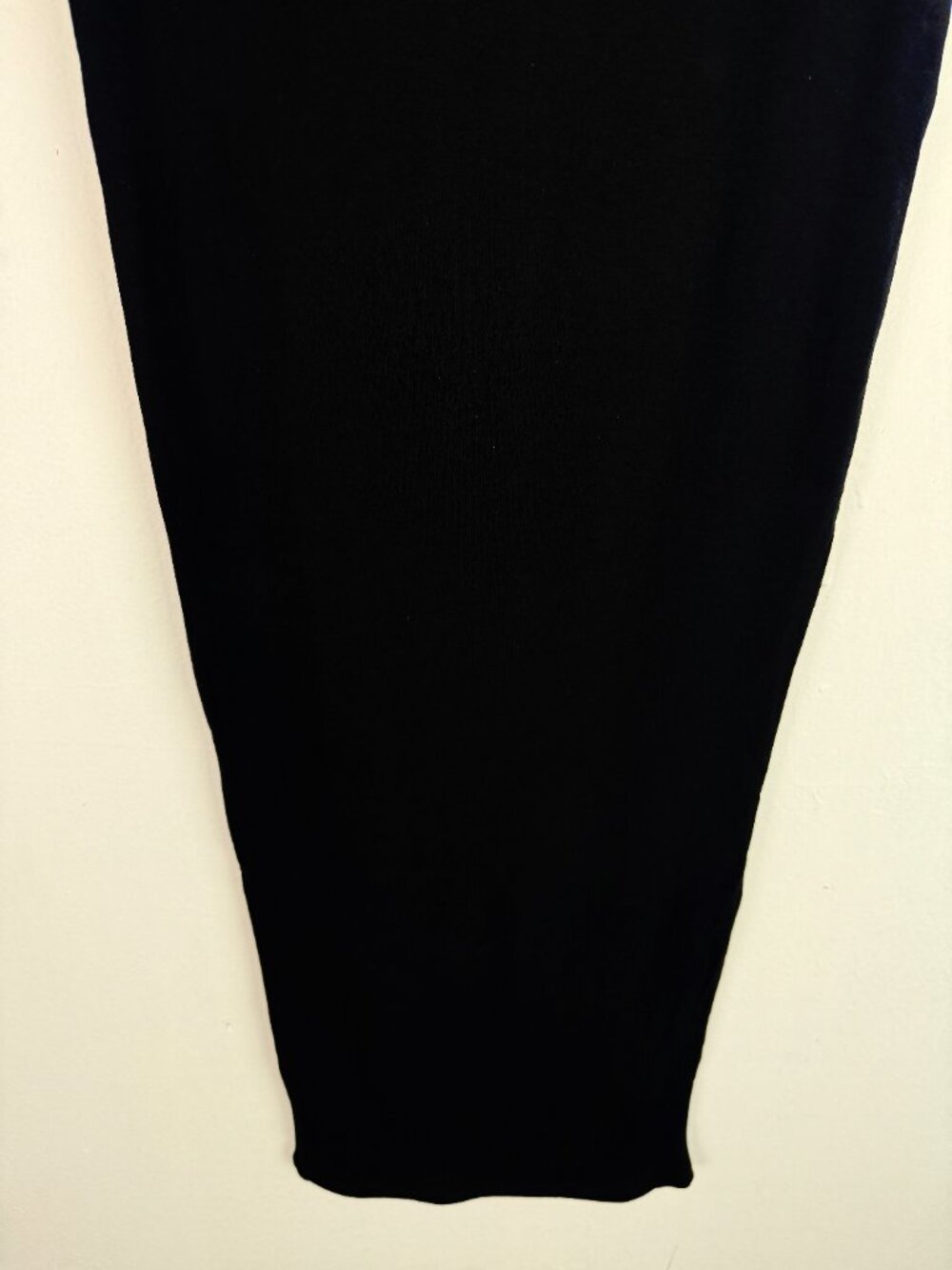 NWOT Naked Wardrobe NW Midi Skirt Black Pull On Size Small S NEW - Picture 8 of 9